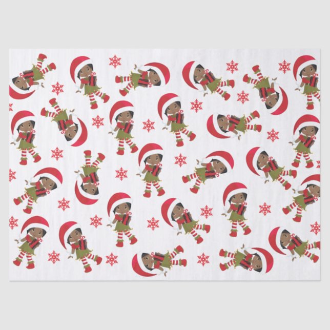 Papel De Seda Black Elf Girl (Frente )