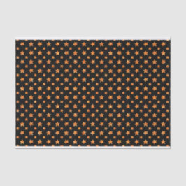 PAPEL DE SEDA BLACK & ORANGE GLITTER PARECE HALLOWEEN