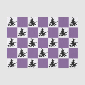 Papel De Seda Black Witches Checkered