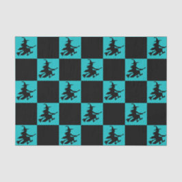 Papel De Seda Black Witches Checkered