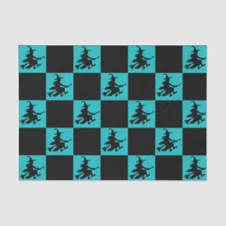 Papel De Seda Black Witches Checkered