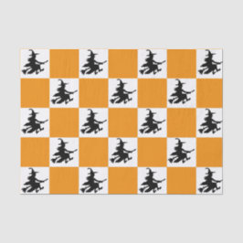 Papel De Seda Black Witches Checkered