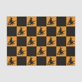 Papel De Seda Black Witches Checkered