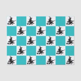 Papel De Seda Black Witches Checkered