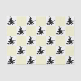 Papel De Seda Black Witches Checkered