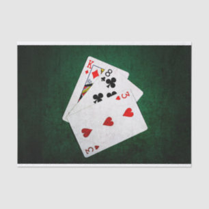Papel De Seda Blackjack 21 pontos - King, Oito, Três