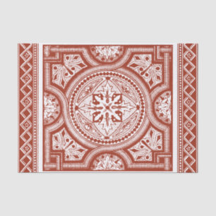 Papel De Seda Bloco de Madeira Cinnabar IV