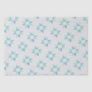 Papel De Seda Bloco de madeira de inclinação de estrela de fita