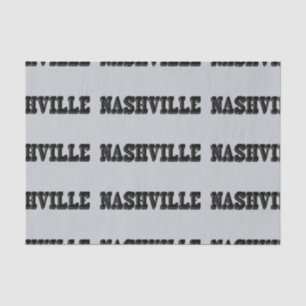 Papel De Seda Bloco do preto de Nashville