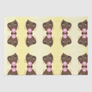 Papel De Seda Blonde Afro, Bólego Cor-de-Rosa