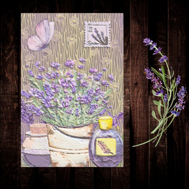 Papel De Seda Bloomias de Lavanda Roxa Apothecary Ephemera (Criador carregado)