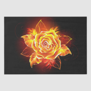 Papel De Seda Blooming Fire Rosa