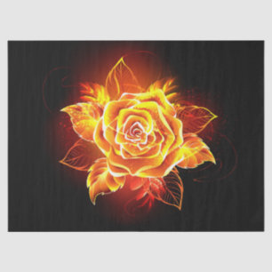 Papel De Seda Blooming Fire Rosa