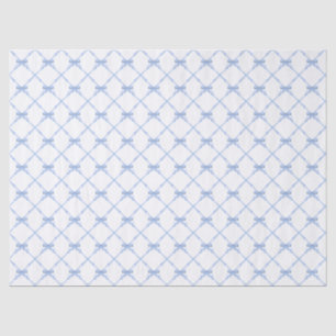 Papel De Seda Blue Bamboo Trellis com Arcos