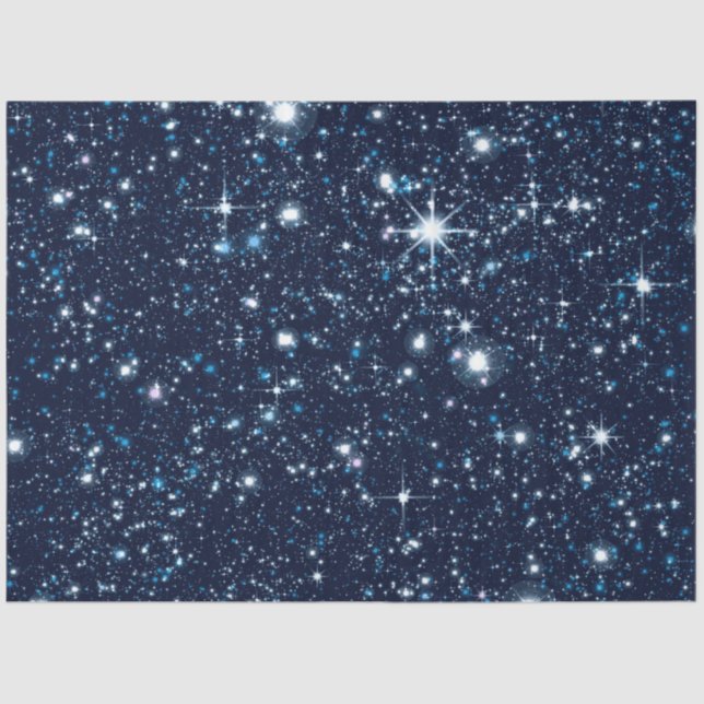 Papel De Seda Blue Galaxy Series Design 7 (Frente )