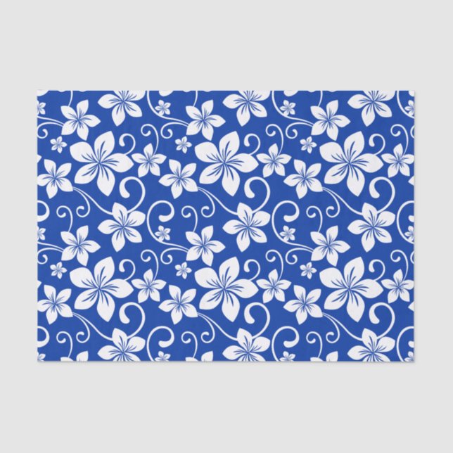 PAPEL DE SEDA BLUE HAWAII (VERDADEIRO AZUL) (Frente )