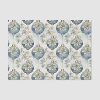 Papel De Seda Blue Majestade Elegante Blue Dourado Splendor de N