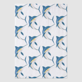Papel De Seda Blue Marlin Fish 