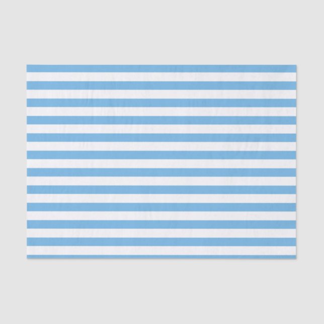 Papel De Seda Blue Striped (Frente )