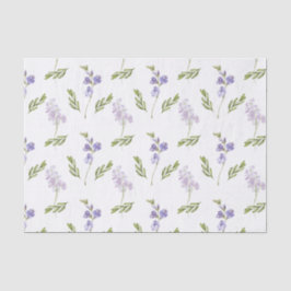Papel De Seda Blue Wildflower Watercolor