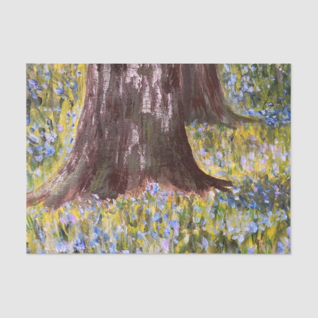 Papel De Seda Bluebell Woods   (Frente )