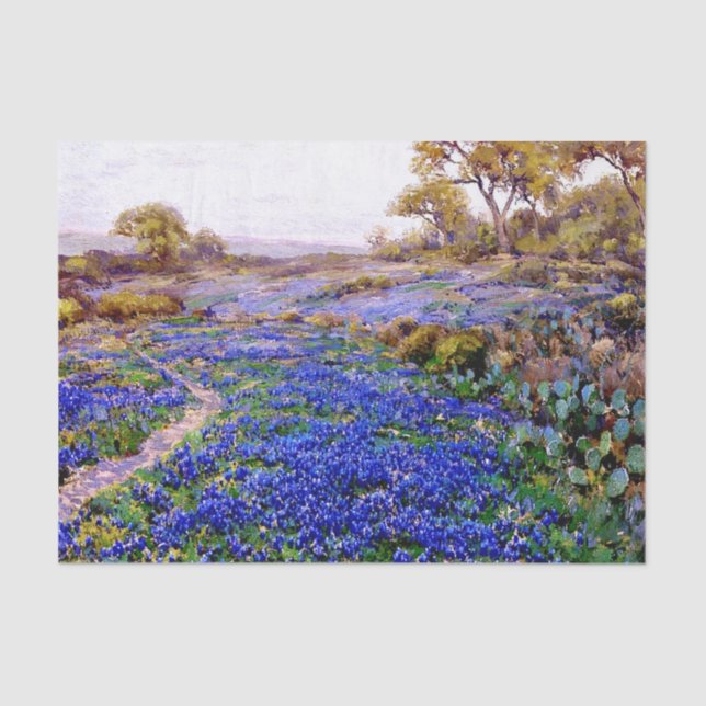 Papel De Seda Bluebonnets no Twilight North de San Antonio, (Frente )