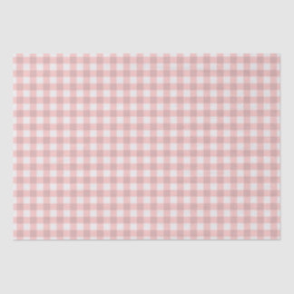 Papel De Seda Blush Pink Gingham