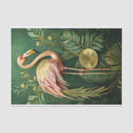 Papel De Seda Blushing Flamingo Ghear Dourado, Elegante