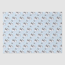 Papel De Seda Boa Noite Dormindo Panda Bear