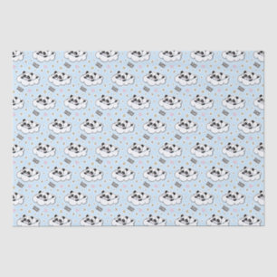 Papel De Seda Boa Noite Dormindo Panda Bear
