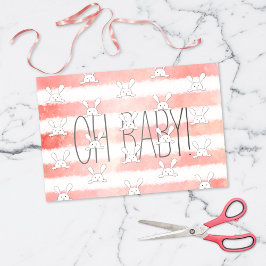 Papel De Seda Boca Branca Oh Bebê Cor-de-Água Rosa