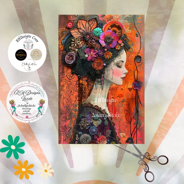 Papel De Seda Bohemia Tapeçaria Hippie Decoupage (Criador carregado)