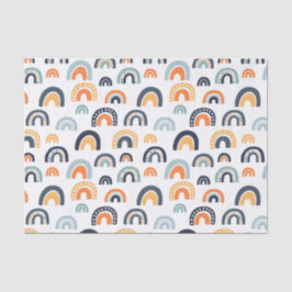 Papel De Seda Boho Rainbow Pattern