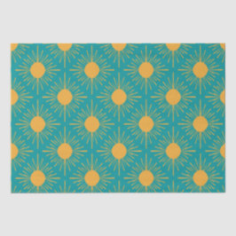 Papel De Seda Boho Ray de Sun Turquoise