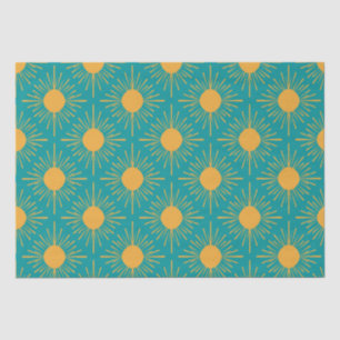Papel De Seda Boho Ray de Sun Turquoise