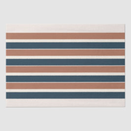 Papel De Seda Boho Rustic e Marinhos Stripes