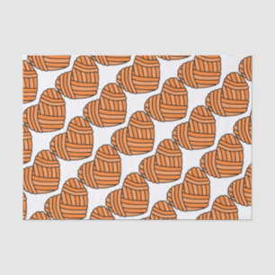 Papel De Seda Bola dada forma do grande coração do fio