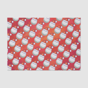 Papel De Seda Bola de golfe no teste padrão do chapéu do papai