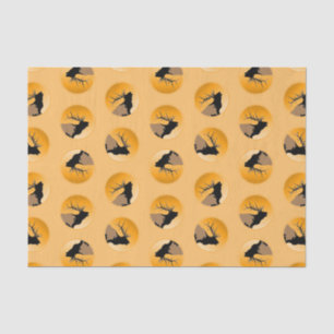 Papel De Seda Bola de Touro de Bugling na Arte Solitária Origina