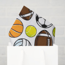 Papel De Seda Bolas Esportivas Little League Crianças Equipe Col