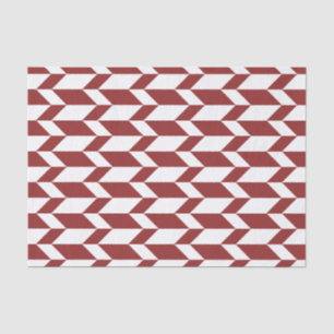 Papel De Seda Bold Duas Setas Clínicas com Traço Vermelho Branco