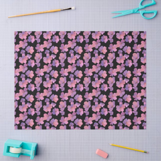 Papel De Seda Bold Floral Spring Gift Wrap (Arte )