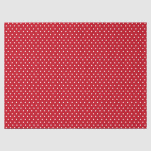 Papel De Seda Bolinha Vermelha