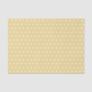 Papel De Seda Bolinhas AMARELAS E BRANCAS