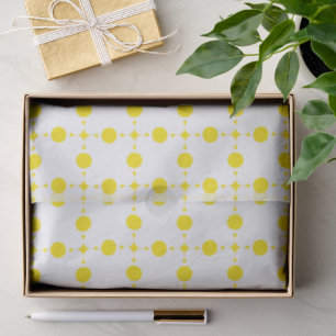 Papel De Seda Bolinhas amarelas, padrão de Bolinhas, pontos, pon