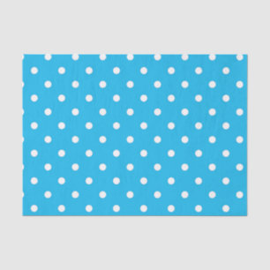 Papel De Seda Bolinhas azul da Piscina