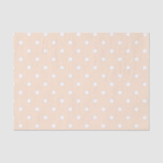 Papel De Seda Bolinhas Biscas Claras