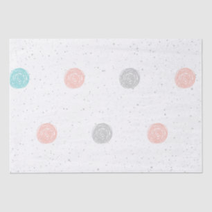 Papel De Seda Bolinhas bonito do Pastel