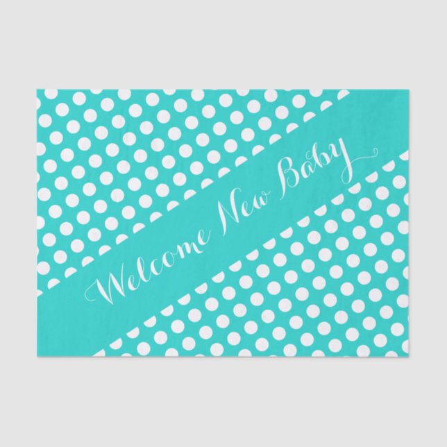 Papel De Seda Bolinhas Cute Padrão (Frente )