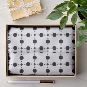 Papel De Seda Bolinhas Pretas, Padrão de Bolinhas, Pontos, Ponto